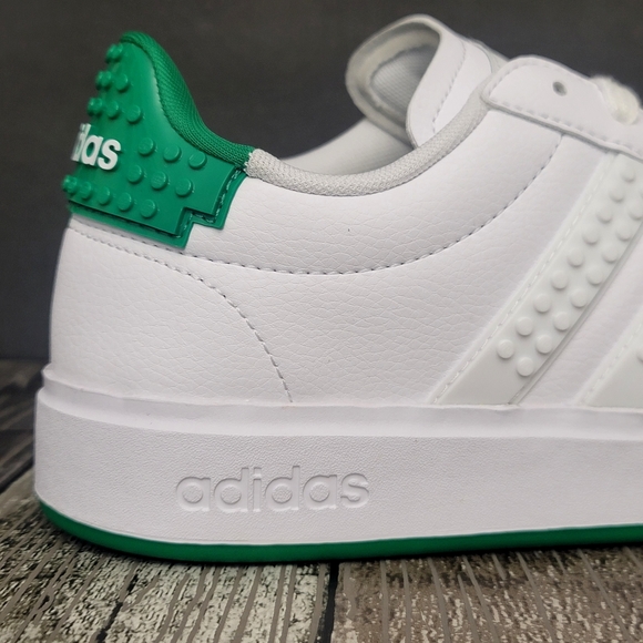 Adidas Grand Court x LEGO 2.0 White Green Casual Shoes Men's Size 12 NEW NO BOX - Picture 6 of 12